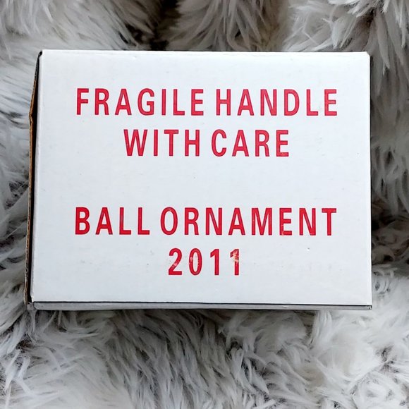 RARE NIB 2011 Campbell's Soup Kids Collector Gold Glass Ball Ornament - Picture 5 of 6